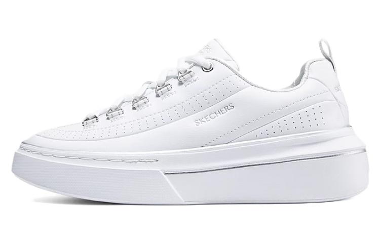 Skechers Anti Slip Wear Resistant Low Top Skateboard Shoes Women's White