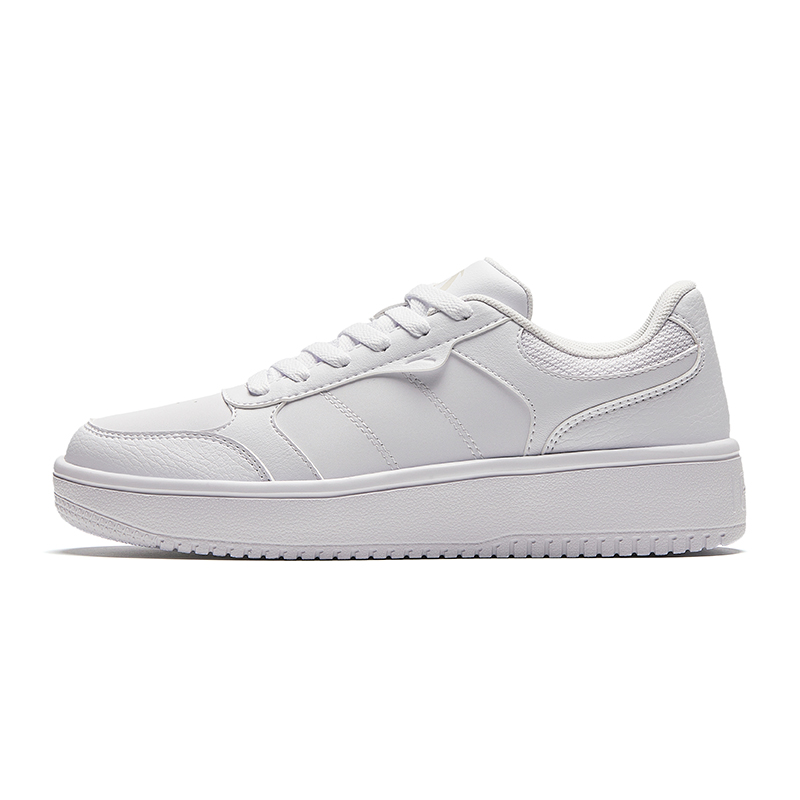 Anta Slip Resistant Shock Absorbers With Abrasion Resistant Properties Low Top Skateboard Shoes Women's White