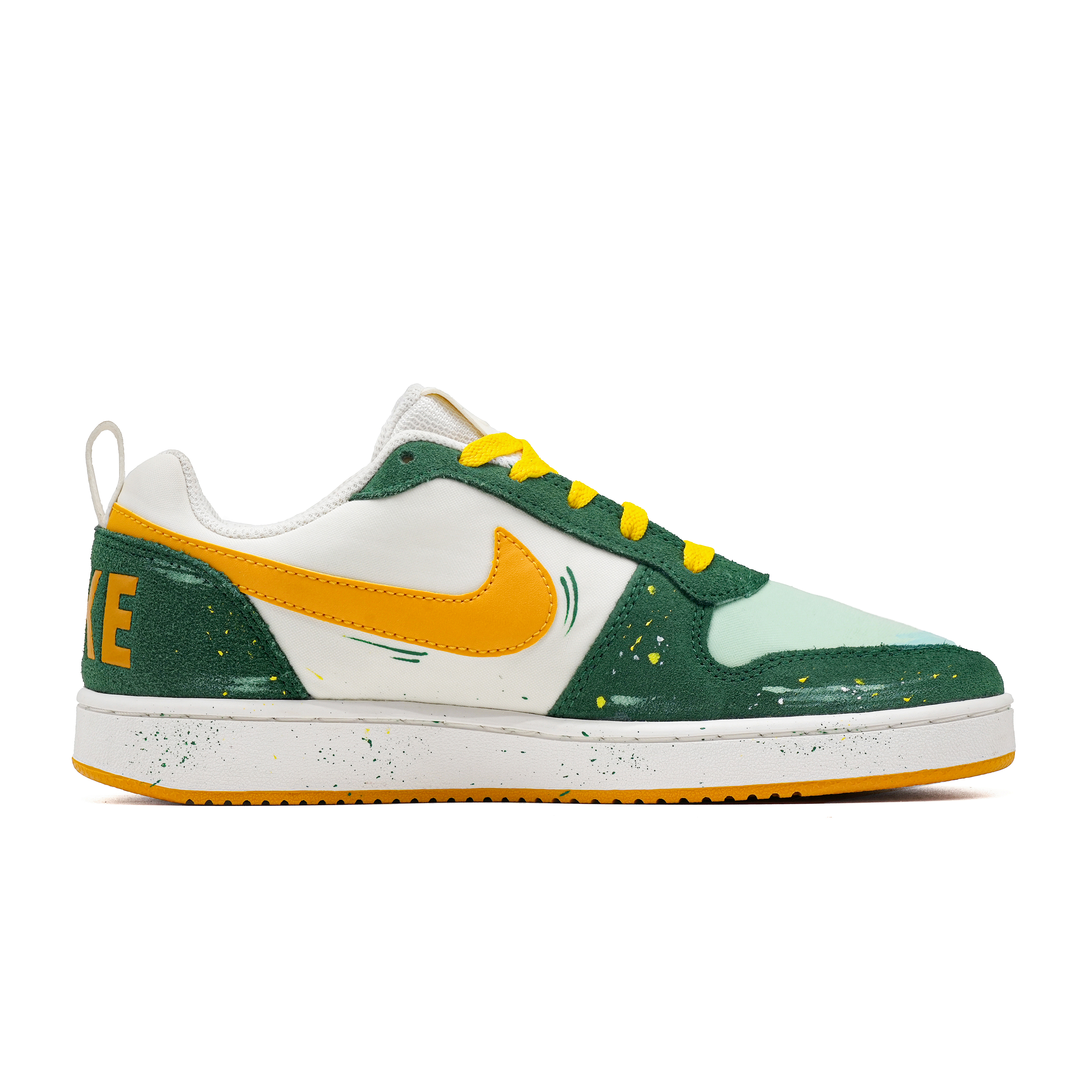 Nike Court Borough Abrasion Resistant Low Top Skateboard Shoes Unisex Yellow Green купить в интернет-магазине Yoocart с быстрой доставкой по России.
