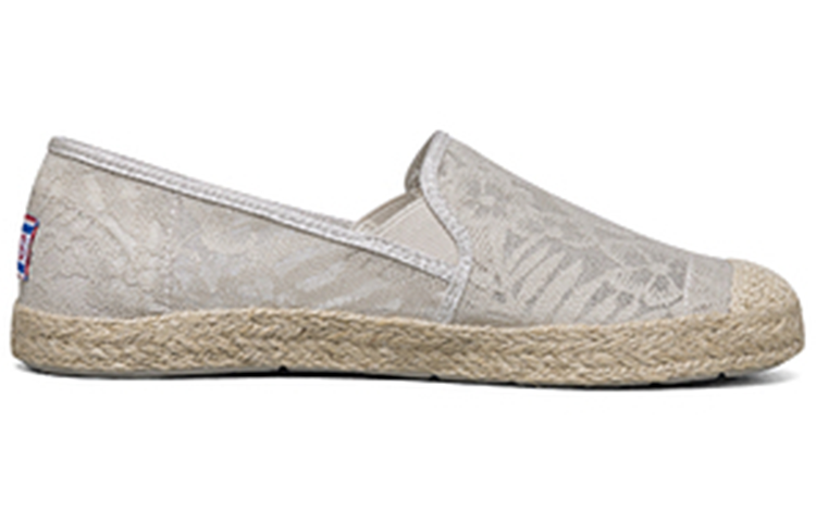 Skechers Flexpadrille Espadrilles Lightweight And Breathable Low top Skateboard Shoes Women's Natural