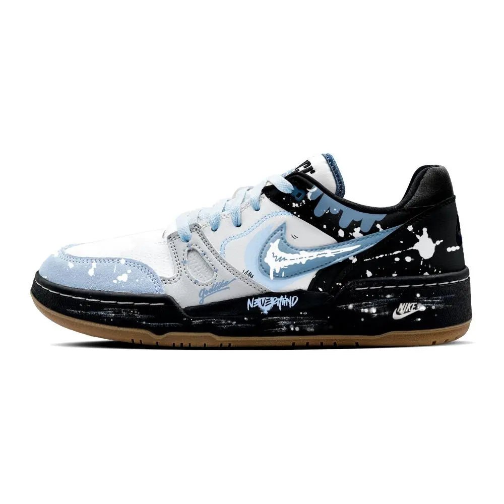 Nike Full Force Feng Yin Abrasion Resistant Low top Skateboard Shoes Men's Multicolor