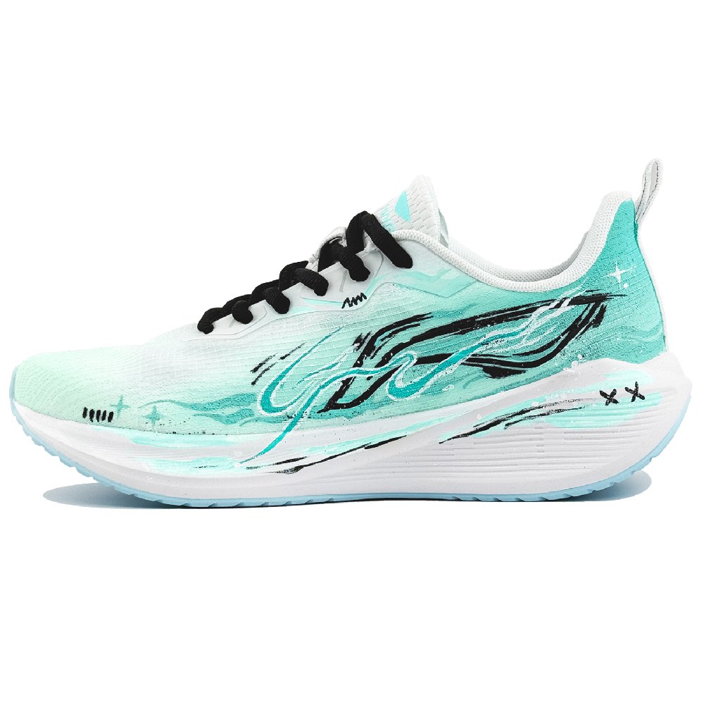LiNing Wuyue Cushioning And Breathable Low Top Running Shoes Men's Pink Green