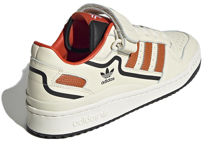 Adidas Originals Unisex Forum Low Sneakers Ivory/Orange купить в интернет-магазине Yoocart с быстрой доставкой по России.