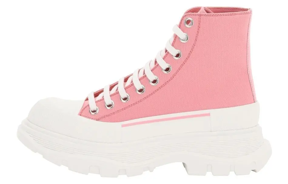 Alexander McQueen Short Martin Boot Women's Pink