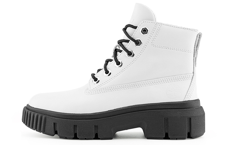 Timberland Greyfield Leather Boots 'White Full Grain' Women's