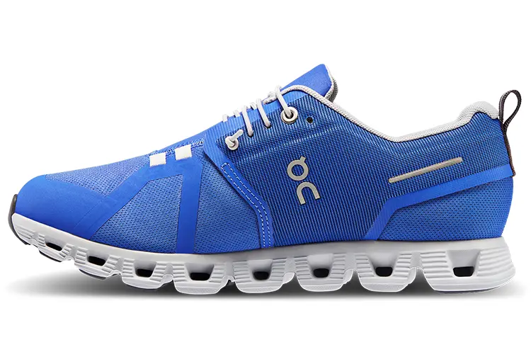 On Waterproof Abrasion Resistant Breathable Low Top Casual Shoes Women's Blue Gray