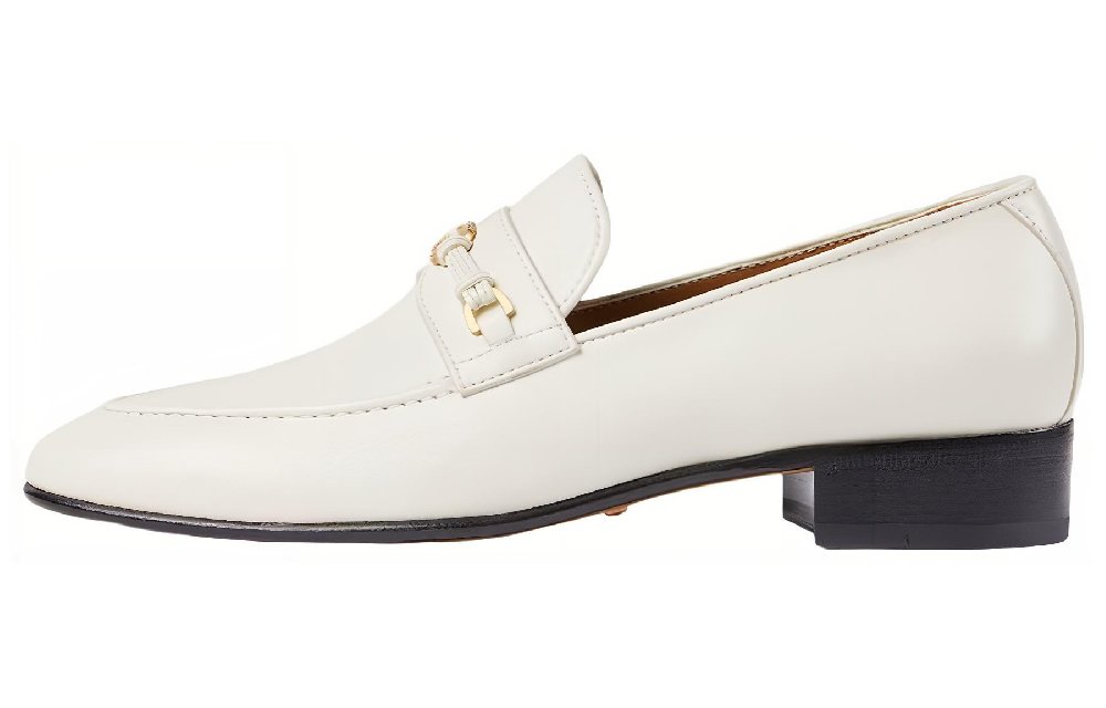 GUCCI Horsebit Loafers Women's White