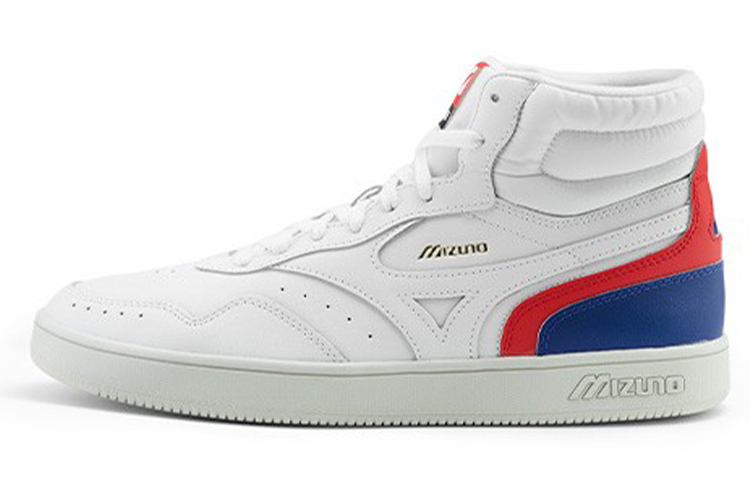 Mizuno Court Lite Mid 'White Red Blue'