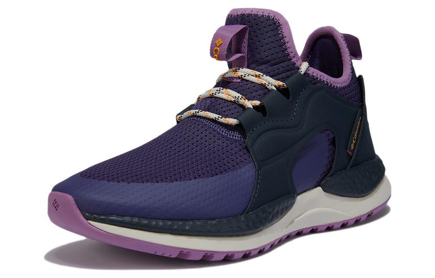 Columbia Slip Resistant, Abrasion Resistant, Breathable Mid Top Outdoor Shoes Women's Purple