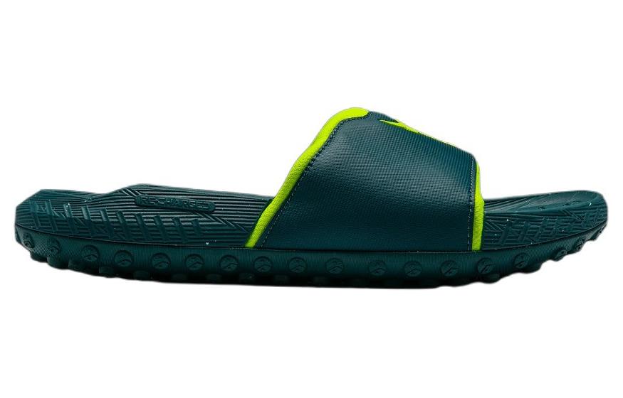 Under Armour Slide Slippers Unisex Black Green купить в интернет-магазине Yoocart с быстрой доставкой по России.