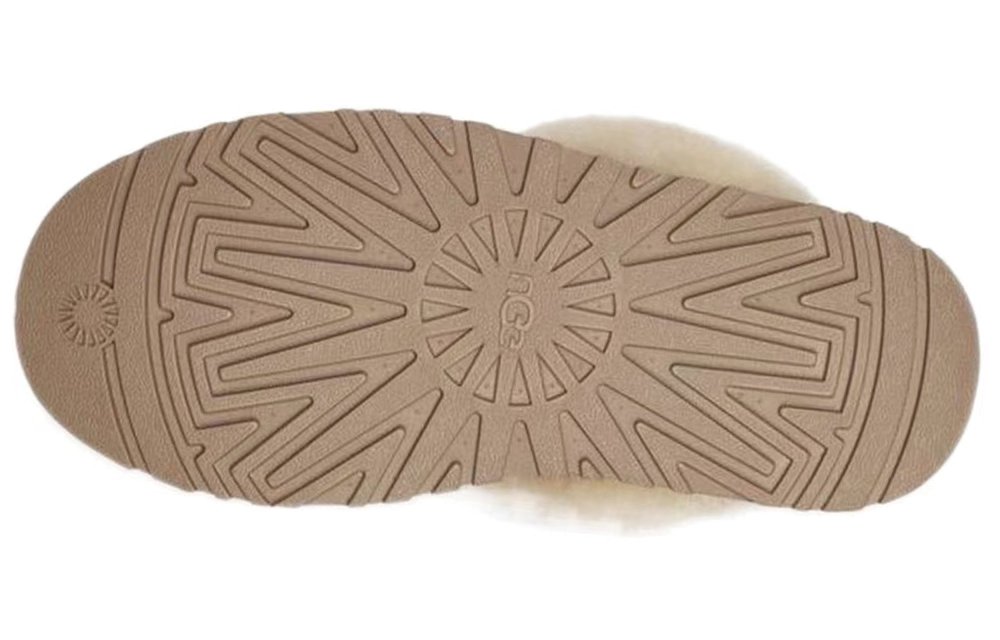 UGG Slip-Resistant Wrap-toe Slippers Women's Chestnut Brown