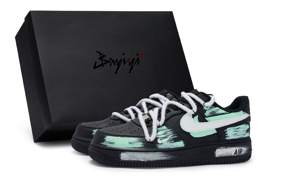 Nike Air Force 1 Skateboard Shoes Unisex Low-Top Cyan
