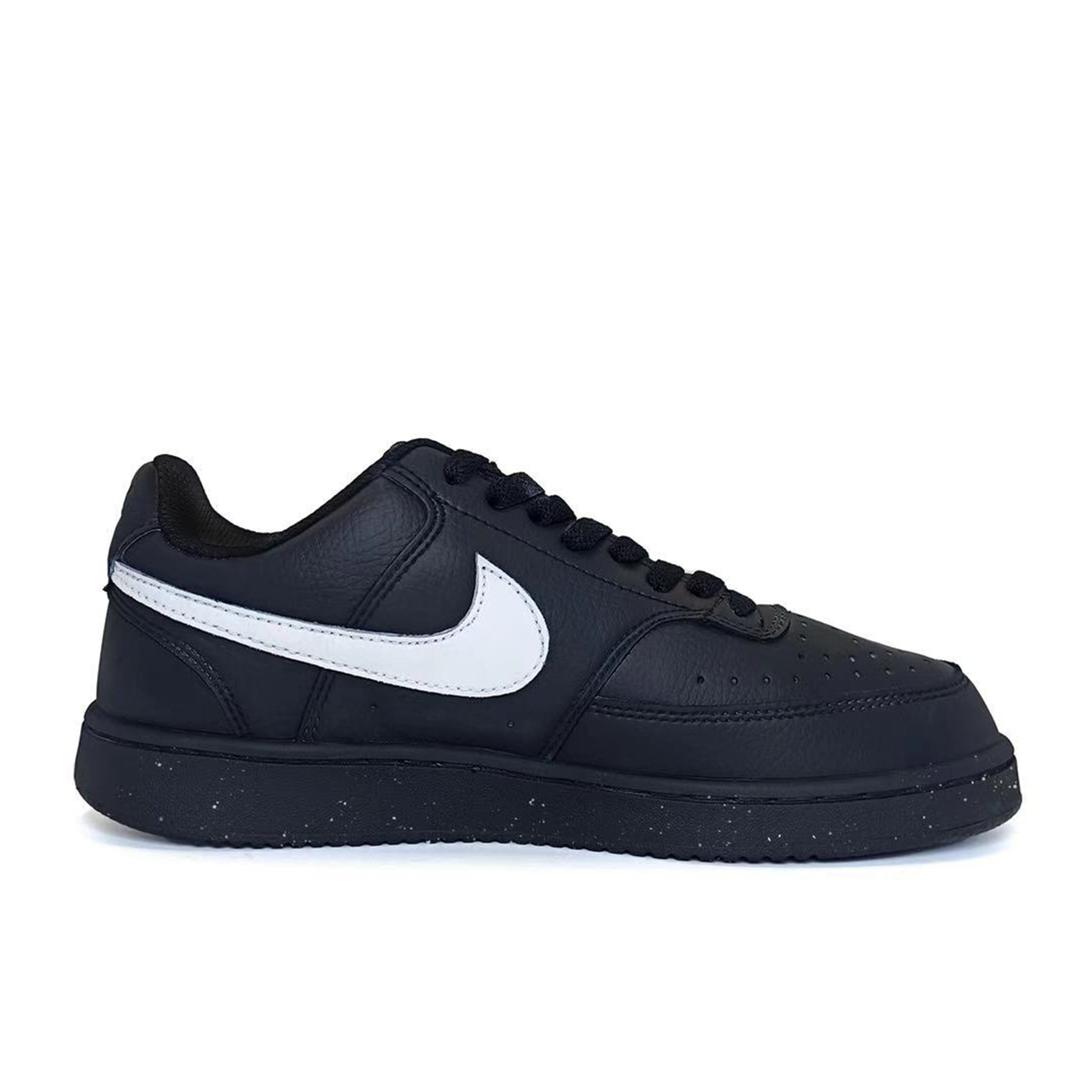 Nike Court Vision Anti-Slip Wear-Resistant Low-Top Skateboard Shoes Men's Black White купить в интернет-магазине Yoocart с быстрой доставкой по России.