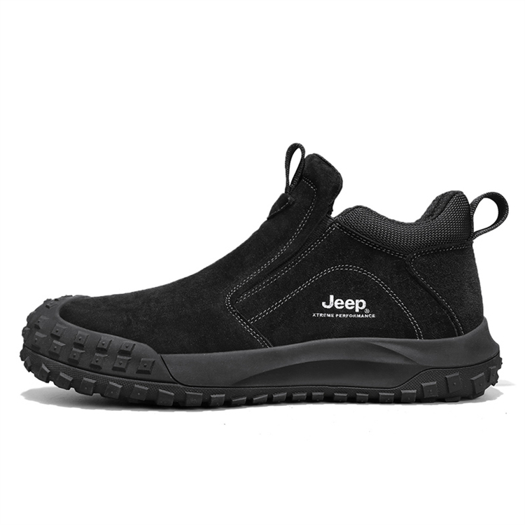 Jeep Low Top Casual Shoes Men's Black