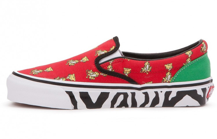Vans X Aries Og Classic Slipon 'Red White'