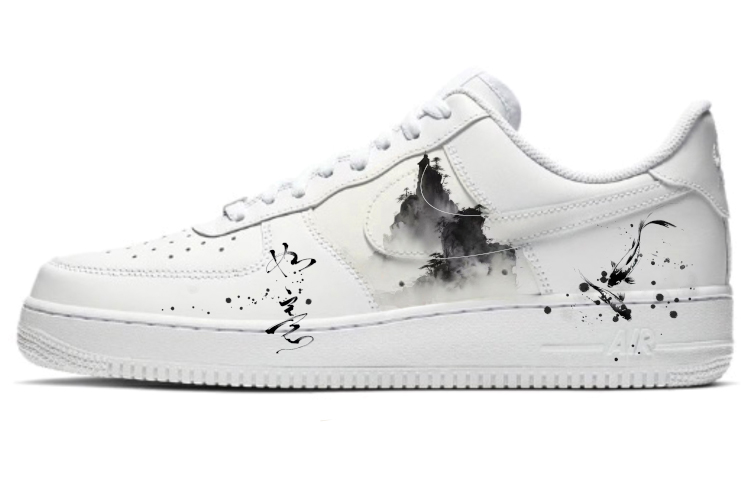 Nike Air Force 1 Low Low-Top Skateboard Shoes Men's Pure White