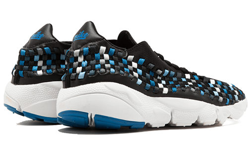 Nike Air Footscape Woven Nm Black/Blue Jay White купить в интернет-магазине Yoocart с быстрой доставкой по России.