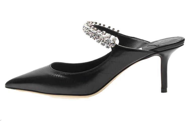 Jimmy Choo Bing 70mm Crystal-embellished Mules