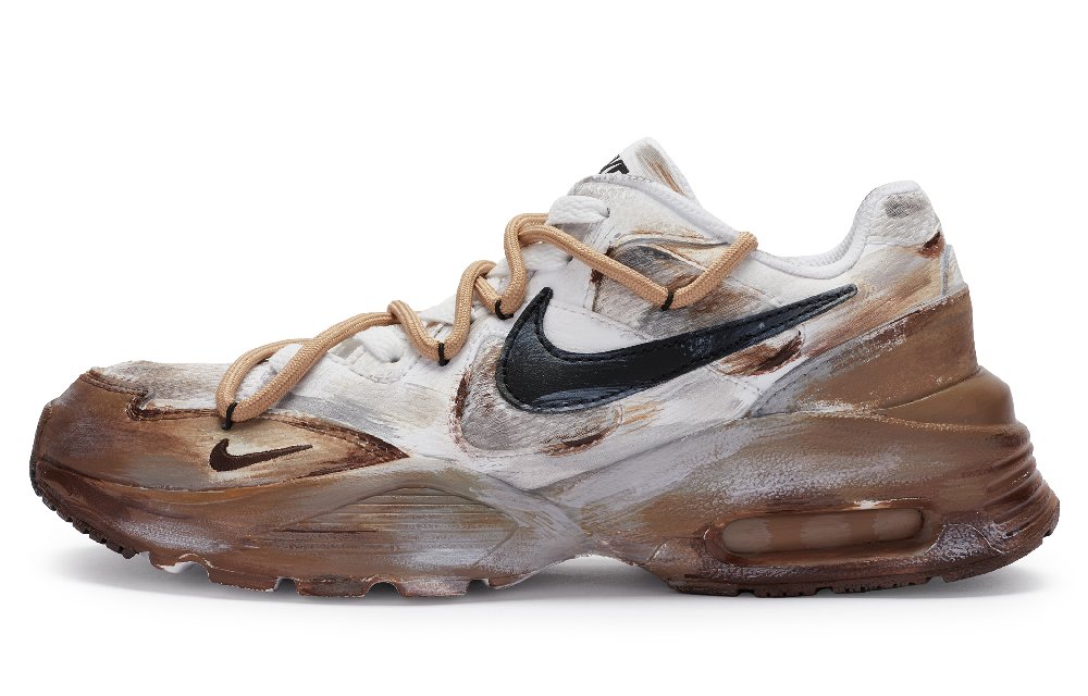 Nike Air Max Fusion Cushioning Lightweight Low-Top Running Shoes Men's Umber White