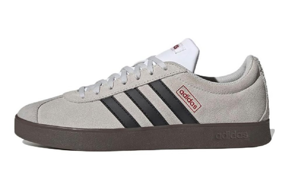 Adidas Neo Anti-Slip Wear-Resistant Low-Top Skateboard Shoes Unisex Pink Black