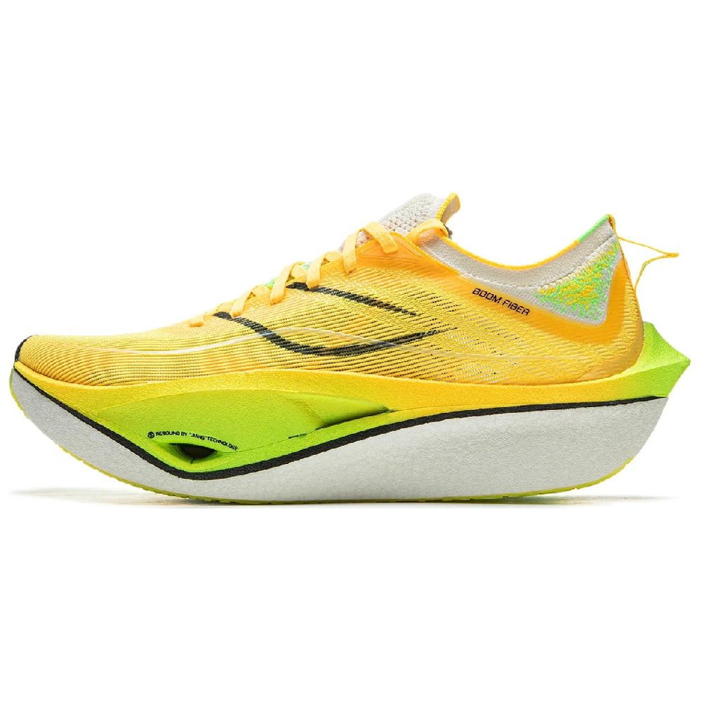 LINING Feidian 4 Ultra Running Shoes Unisex Low top Yellow Green