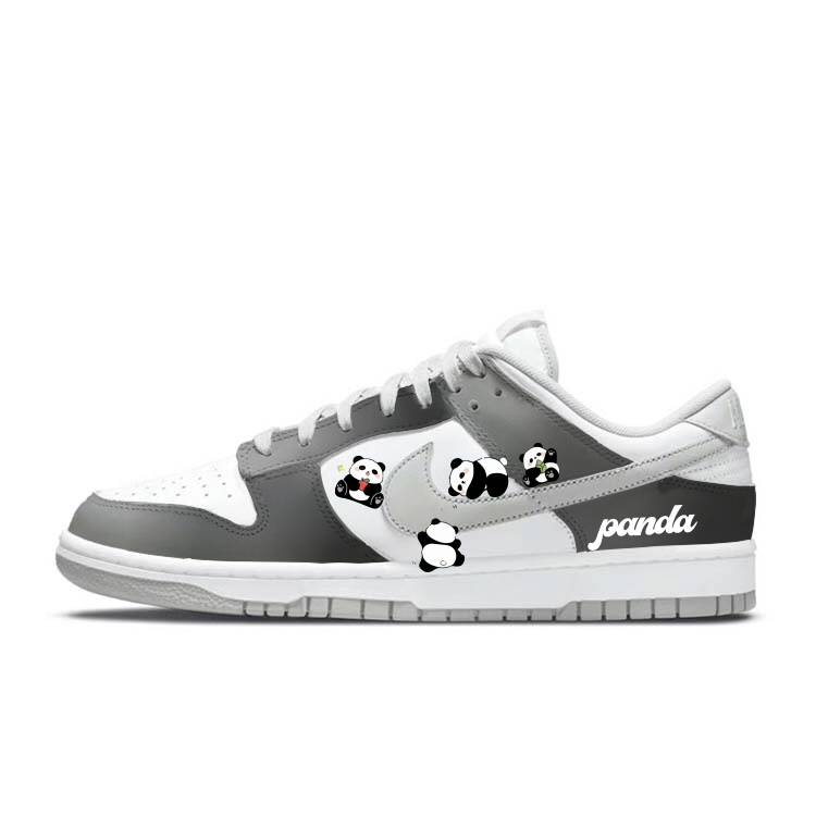 Nike Dunk Anti-Slip And Wear-Resistant Lightweight Low-Top Skateboard Shoes Men's Light Gray купить в интернет-магазине Yoocart с быстрой доставкой по России.