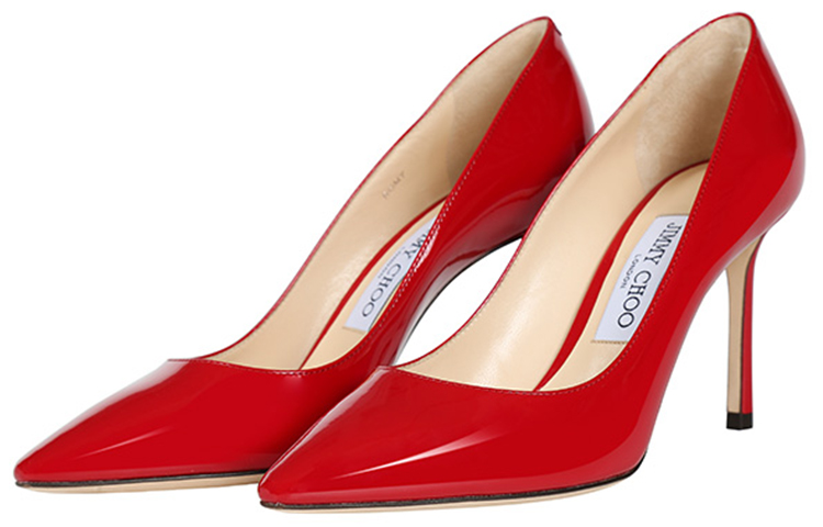 Jimmy Choo ROMY 85 Slim Heel High Heels 8.5cm Women's Red купить в интернет-магазине Yoocart с быстрой доставкой по России.