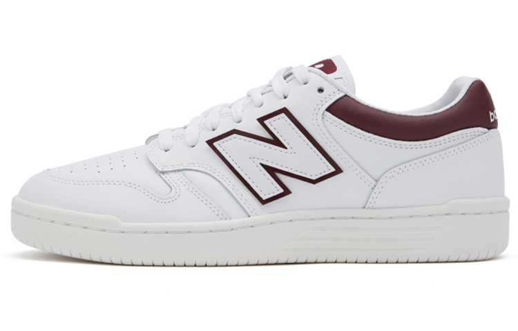 New Balance 480 White Maroon