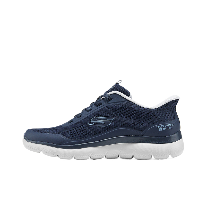 Skechers SPORT MENS Low Top Casual Shoes Men's Marine Blue