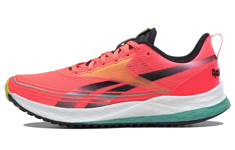 Reebok Floatride Energy 4 Breathable And Lightweight Low Top Running Shoes Men's Orange Red