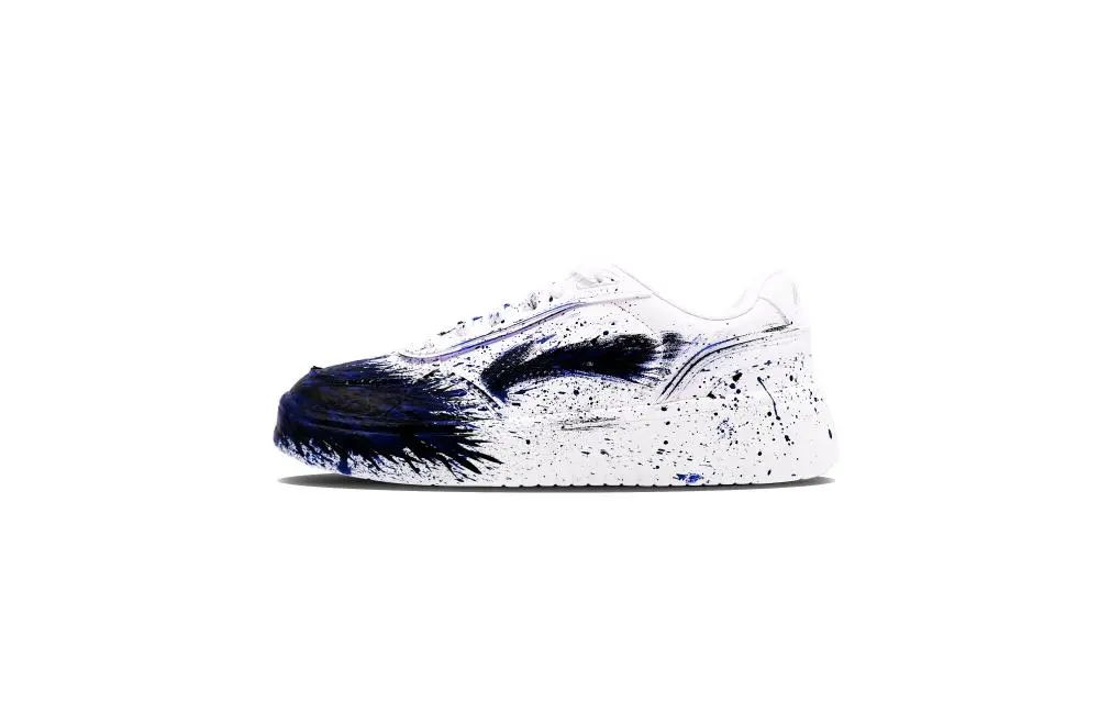 LiNing Su Balanced Lightweight Low top Skateboard Shoes Women's White