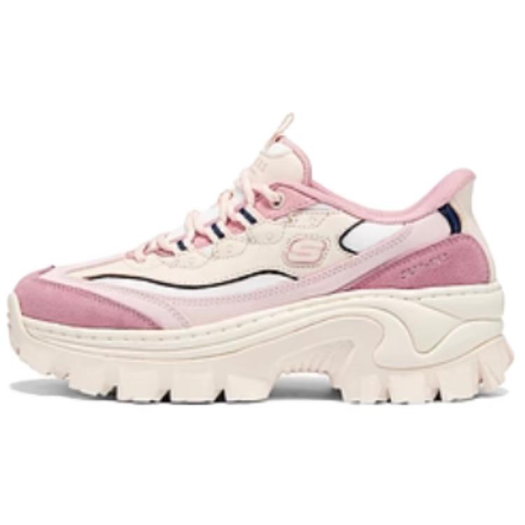 Skechers Abrasion Resistant Low Top Casual Shoes Women's Pink