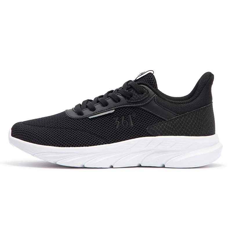 361° Cushioning Low-Top Running Shoes Women's Black White