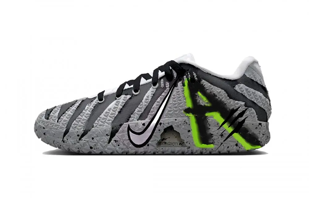 Nike Ja Morant 3 Wild Party Low top Basketball Shoes Unisex Black Gray