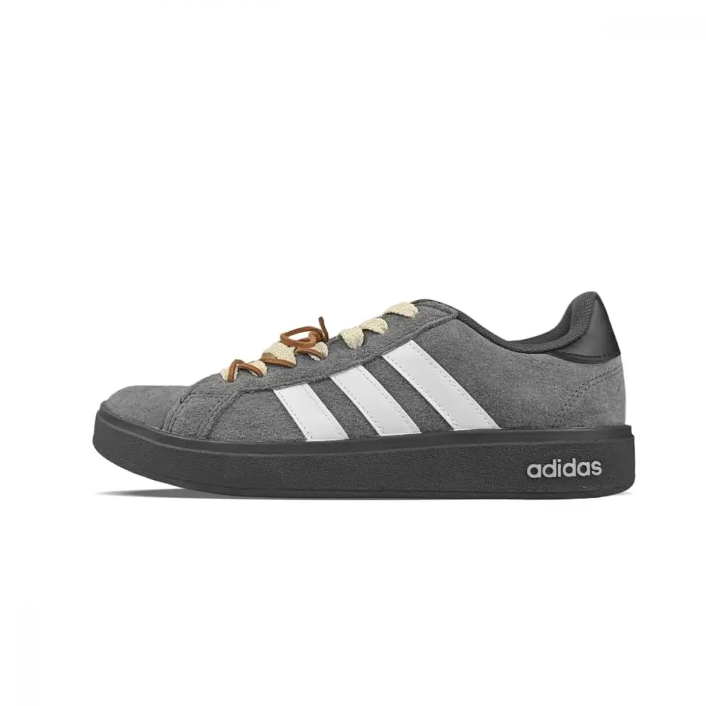 Adidas Grand Court Base 00s Low Top Skateboard Shoes Unisex Gray