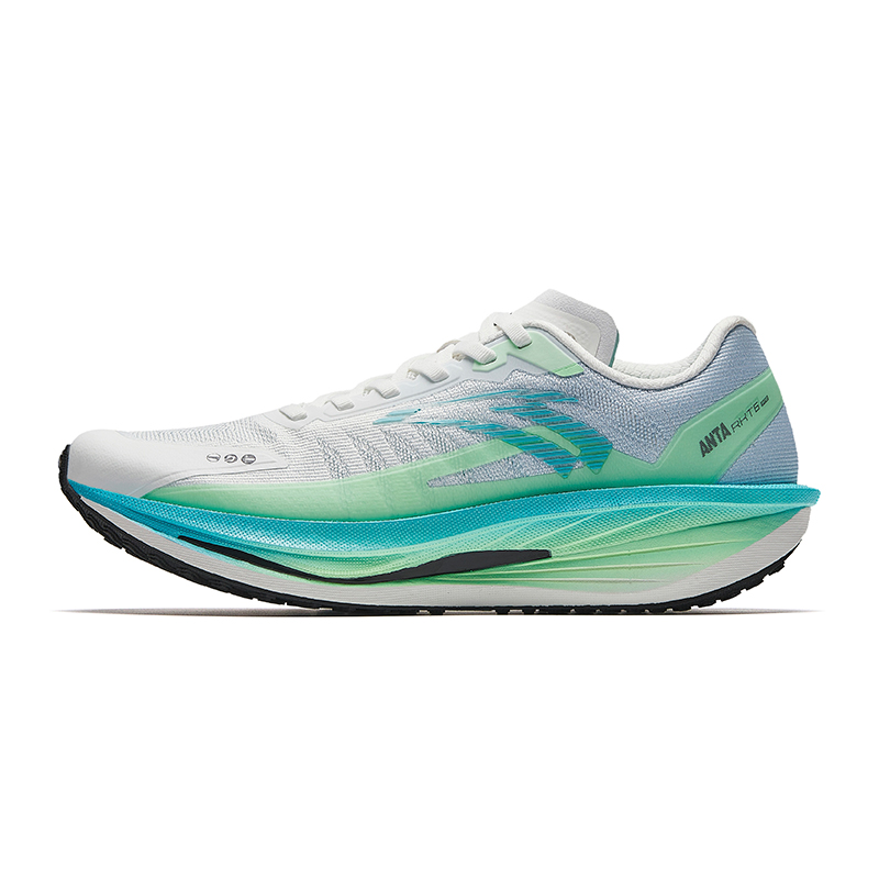 Anta Rocket 6.0 Pro Anti Slip Wear Resistant Low Top Running Shoes Men's White Blue