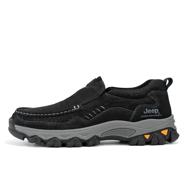 Jeep Low Top Casual Running Shoes Men's Black