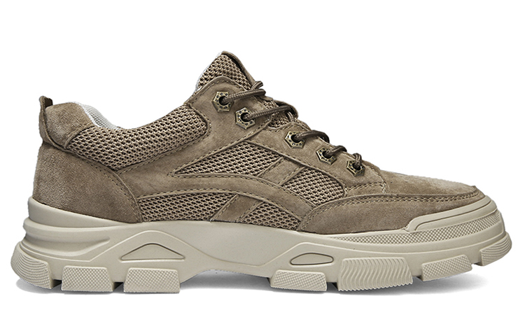Jeep Mountaineering & Hiking Shoes Men Low Top Khaki купить в интернет-магазине Yoocart с быстрой доставкой по России.