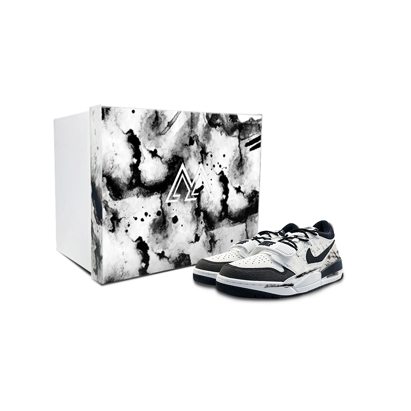 Jordan Legacy 312 Low Top Vintage Basketball Shoes Men's Black White купить в интернет-магазине Yoocart с быстрой доставкой по России.