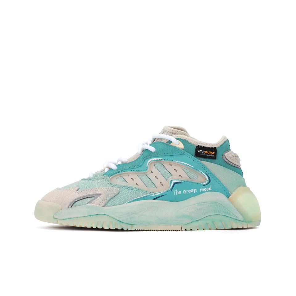 Adidas Originals Streetball 2 Anti-Slip Wear-Resistant Mid-Top Casual Shoes Unisex Green