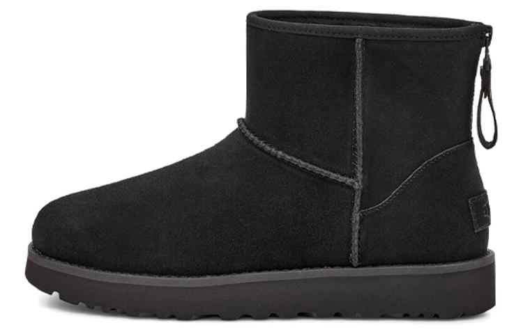 UGG Classic Mini Logo Zip Boot Black Women's