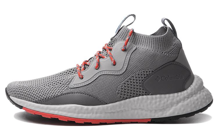 Columbia Cushioned Slip-Resistant Abrasion-Resistant Mid-Top Outdoor Shoes Gray
