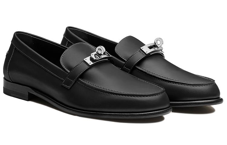 HERMES Destin Loafer Noir Calfskin Leather купить в интернет-магазине Yoocart с быстрой доставкой по России.