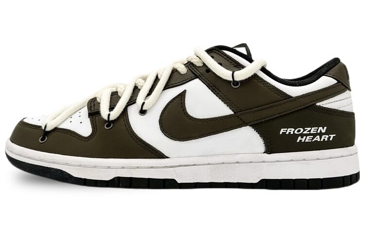 Nike Dunk Skateboard Shoes Women's Low-Top White/Umber