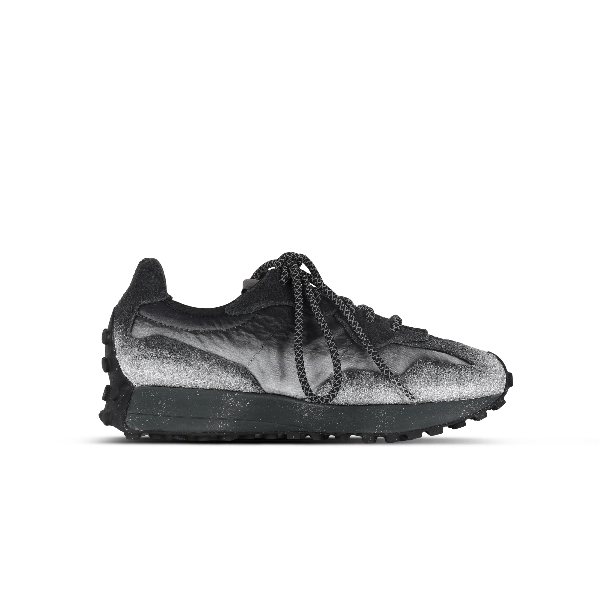 New Balance NB 327 Cushioning, Breathable, And Wide Coverage Low top Running Shoes Unisex Black Silver купить в интернет-магазине Yoocart с быстрой доставкой по России.