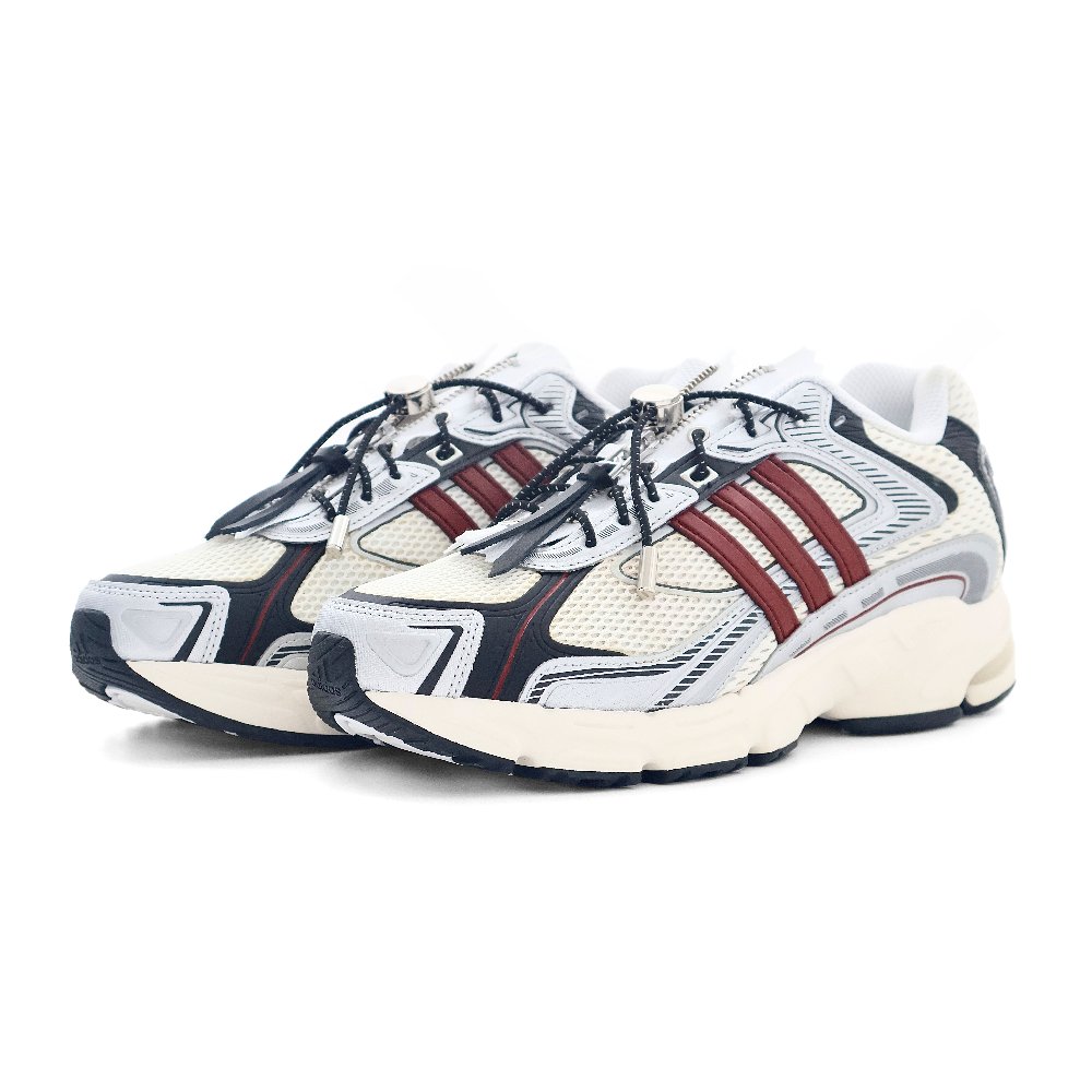 Adidas Originals Response Cushioned Slip-Resistant Low-Top Casual Running Shoes Unisex Silver Beige Red