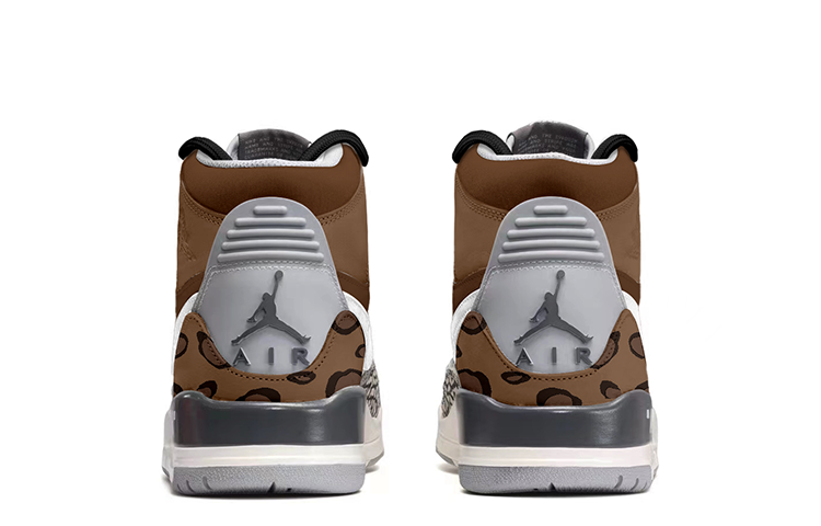 Jordan Legacy 312 High-Top Vintage Basketball Shoes Men's Brown Black