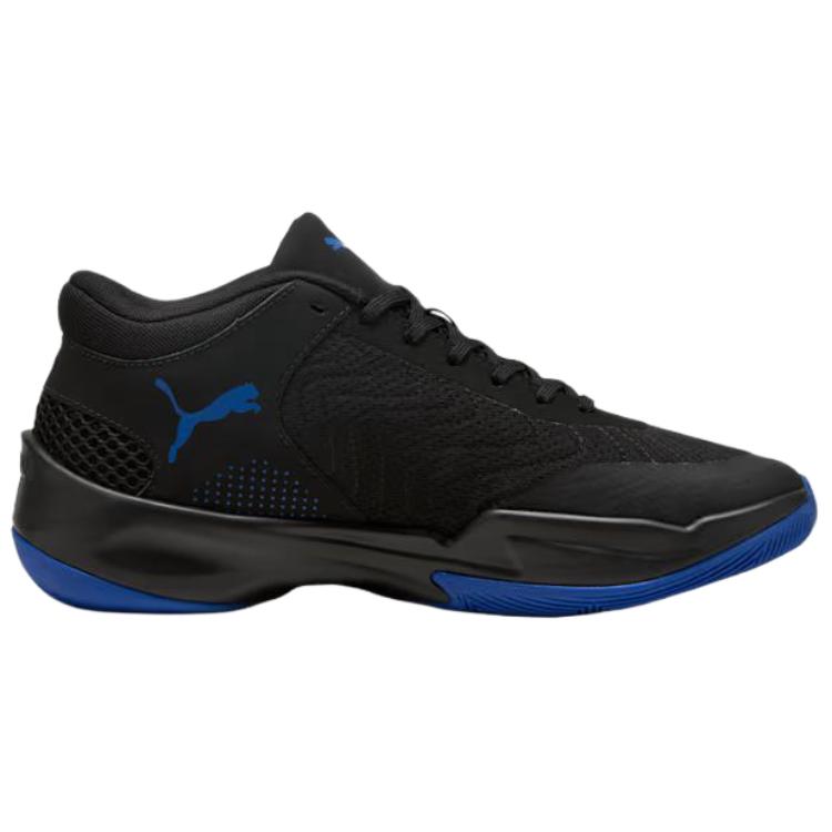 PUMA Court Pro 2 Breathable, Supportive, And Lightweight Basketball Shoes Men's Black Blue