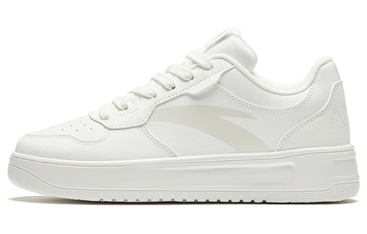 Anta Relaxed Wear resistant And Lightweight Low top Skateboard Shoes Women's White