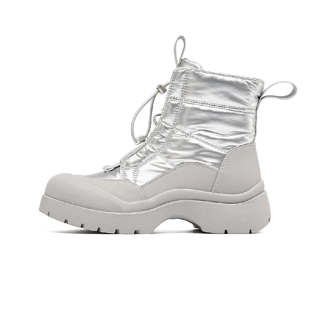 EBLAN Martin Boot Women's Silver